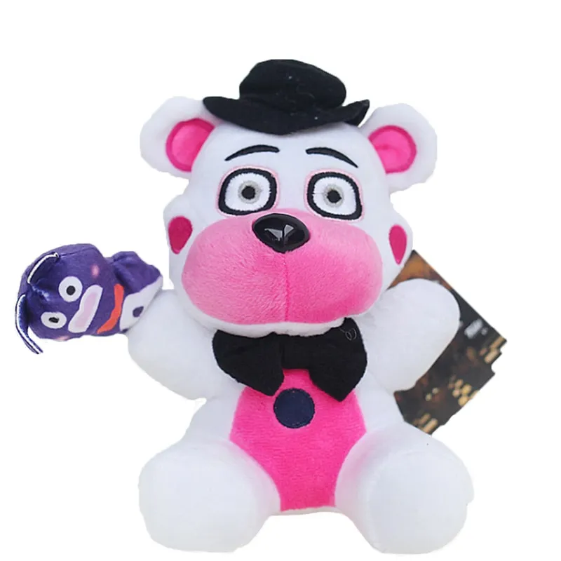 FNAF-Anime Plush Toy para Crianças, Urso, Sly, Coelho, Desenhos Animados,  Freddy, Fazbear, Animais, Kawaii, Presentes de Aniversário, Novo, 18cm