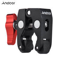 Andoer Crab Pliers Clip Super Clamp พร้อม1/4