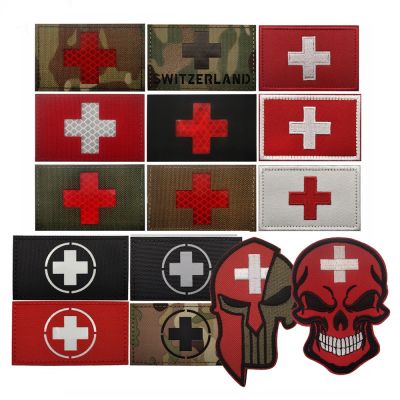 【YF】 Flag Embroidered on Clothing Switzerland and Badge Helmet Emblem Applique
