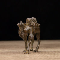 Bronze Desert CAMEL Figurine เดสก์ท็อป R ตกแต่งประติมากรรมโลหะจำลอง CAMEL รุ่นสัตว์ป่ารูปปั้นของเล่น Gift