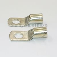 10PCs SC25 10 25mm 4AWG 3/8 quot; Bolt Hole Tinned Copper Cable lugs Battery Terminals set Wire terminals connector