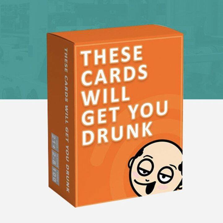 Drinking Cards Fun Adult Wine Table Games THESE CARDS WILL GET YOU DRUNK Lazada PH