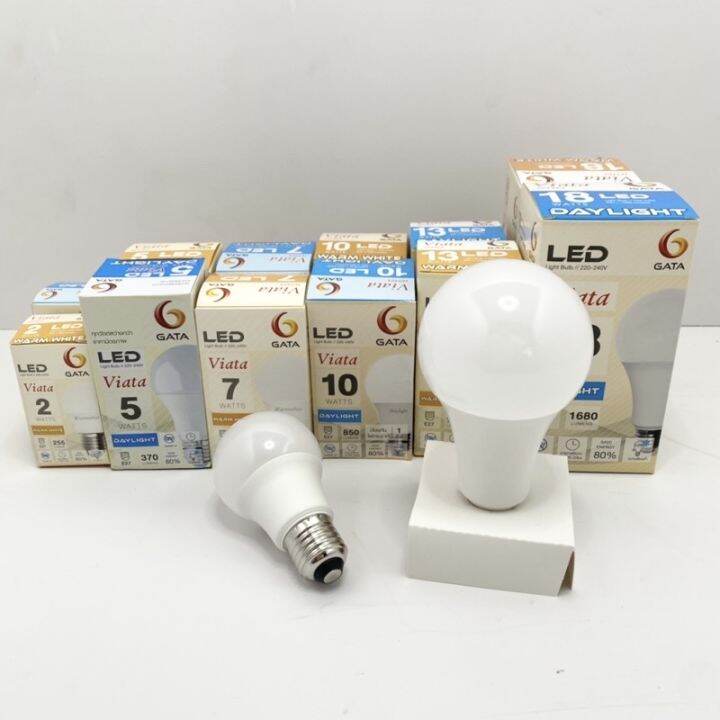 หลอดไฟ Bulb Led Gata มีมอก. ประหยัดไฟ ตกไม่แตก | Lazada.Co.Th