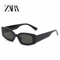 Zara กรอบสี่เหลี่ยมเล็ก แว่นตากันแดด สําหรับผู้ชายและผู้หญิง แฟชั่น ม่านบังแดด ไหล แว่นตาย้อนยุค