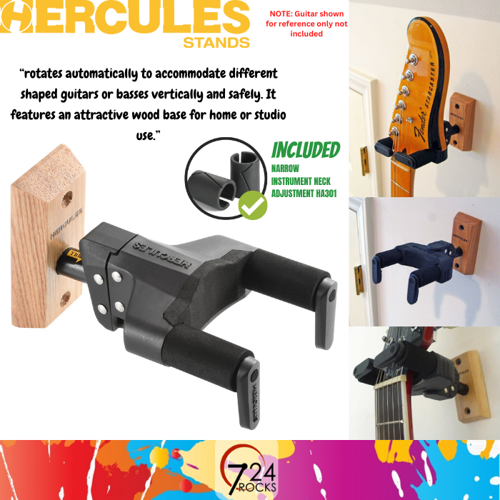 HERCULES stands Hercules GSP38WB PLUS Guitar Hanger Short Arm hercules
