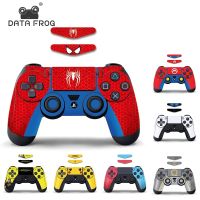 Data Frog สติ๊กเกอร์ฝาครอบป้องกัน9สไตล์สำหรับ PS4 Pro รูปลอกเนื้อบางสำหรับ Sony Playstation 4อุปกรณ์เสริมจอยควบคุมเกม2022