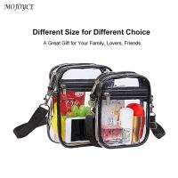 【CW】PVC Shoulder Bag, Crossbody Bag With Adjustable Nylon Strap Cosmetic Organizer Waterproof Transparent Wallet Handbag For Outdoor