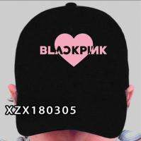 [Tsdopn34gpt]   BLACK PINK BP Logo Plain Black Traditional Adjustable Hat  14