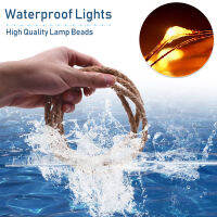 R Led เชือกป่าน String Light Ip65หน่วยความจำกันน้ำฟังก์ชั่นพลังงานแสงอาทิตย์สวนกลางแจ้ง Patio ระเบียง Decor