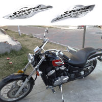 【Buyit】1คู่3D ถังแก๊สตรารถยนต์สำหรับ Honda Shadow Steed VLX 400 600 VT600 VT600C รถจักรยานยนต์ตกแต่ง Accessories【Fast 】