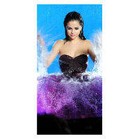 ใหม่75*30เซนติเมตรเส้นใยไม้ไผ่ผ้าขนหนูผ้าเช็ดมือกีฬาผ้าขนหนูชายหาด Selena Gomez พิมพ์ toalha banho DIY ผ้าขนหนูฟรี shi. การทำแผนที่.