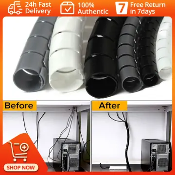 Cable Holder Organizer Flexible Spiral Tube Wire Management Cord