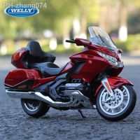 Welly 1:18 2020 HONDA GOLD WING Alloy Motorcycle Model High Simulation Metal Travel Motorcycle Model Collection Childrens Gifts