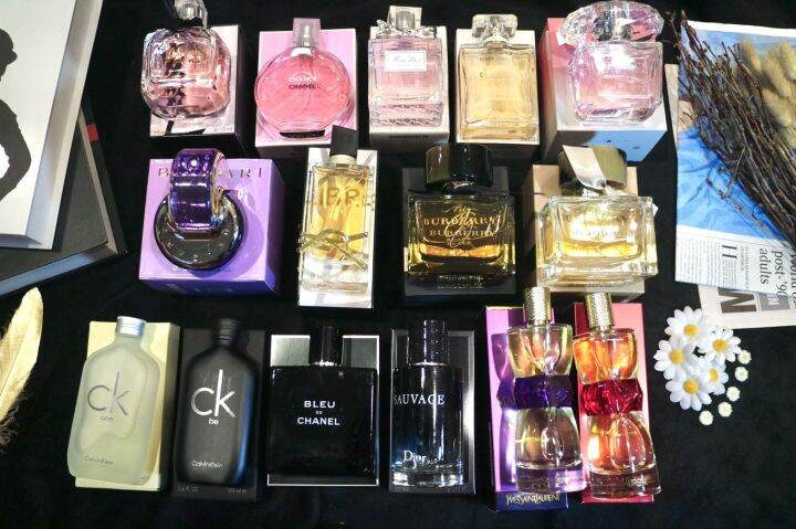 น้ำหอมแบรนด์-dior-chanel-ck-ysl-burberry-bvlgari-versace-ขวดใหญ่-ปริมาณ-90-100ml-ติดทนนาน-เลือกกลิ่นได้