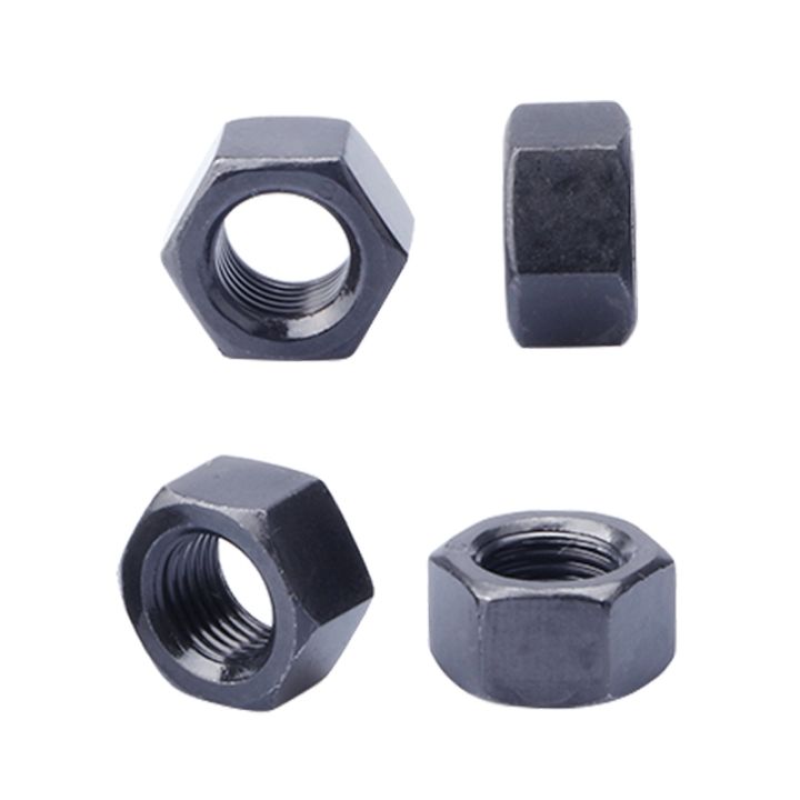 1-100-pcs-black-hexagon-nuts-m2-m2-5-m3-m4-m5-m6-m8-m10-m12-m14-m16-m18-m20-m22-m24-m27-m30-grade-4-8-8-8-12-9-carbon-steel