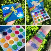 Dikalu Unicorn Eyeshadow Glitter Palette ยูนิคอร์น พาเลท กลิตเตอร์วิบวับ 20 เฉดสี