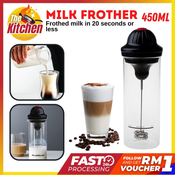 Milk Frother Electric Foamer Coffee Foam Maker Milk Shake Mixer