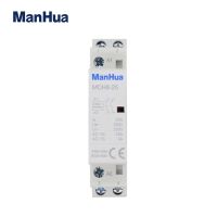 ✇ ManHua MCH8-25 2P 25A 220V/230V 50/60HZ Din rail Household ac Modular contactor