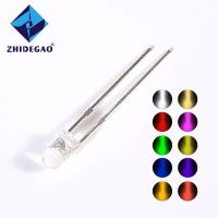 100PCS 3MM LED Diode Kit 3V DIY Set Light Emitting Warm White Green Blue Red Yellow Orange Purple UV Pink Ultra Bright 20mAElectrical Circuitry Parts