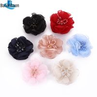 Rhinestone Flower Magnetic Curtain Buckle Tiebacks Creative Curtains Holdbacks Clips Window Decoration Strap 2PCS