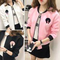 ۩ Thickened Harajuku Campus Girl Student Teens Casual Zipper Cardigan Jacket Coat