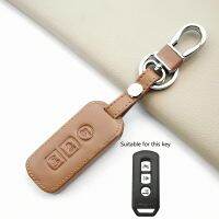 Durable Leather Key Case Cover For Honda X ADV SH 125 150 300 Forza 125 300 PCX150 2018 Motorcycle Scooter 3 Button Smart