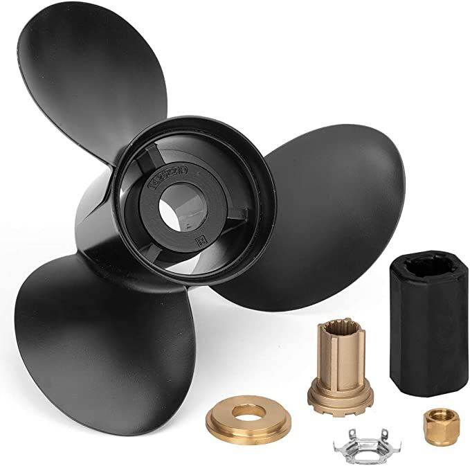 Upgraded OEM aluminum propellers fit Mercury engine 135300HP