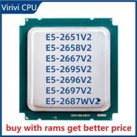 Intel Xeon E5-2696V2 E5-2651V2 E5-2658V2 E5-2667V2 E5-2695v2 E5-2697v2 E5-2687WV2 X79 CPU