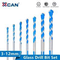 XCAN Drill Bit 3 4 5 6 8 10 12mm Glass Drill Bit Triangle Bit Ceramic Tile Concrete Brick Wood Hole Drilling Cutter Drill Bit