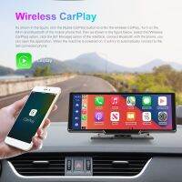 Podofo 10.26 กล้องติดรถยนต์รถยนต์ DVR HD Carplay แอนดรอยด์มอนิเตอร์แผงหน้าปัดรถยนต์อัตโนมัติ Loop บันทึก AI กล้องถอยหลังเสียง