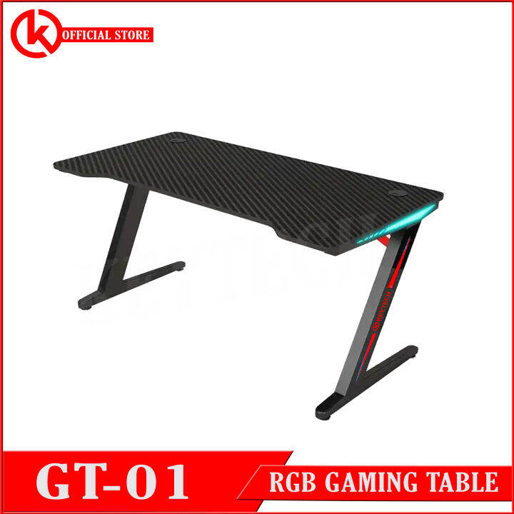 Keytech GT01 RGB Gaming table Black Lazada PH