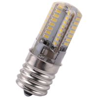 E17 Socket 5W 64 LED Lamp Bulb 3014 SMD Light Pure White AC 110V-220V