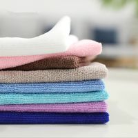 1Pc 30x30cm Small Square Kitchen Cleaning Microfiber Towel Super Soft Absorbent Dishcloth