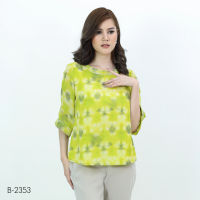 MIKIKO Blouse MI-B2353 ชิฟฟอนปริ้นท์ แขนยาว IGPU23-2