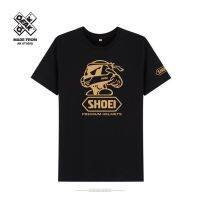 T-shirt รถจักรยานยนต์ดัดแปลงเสื้อยืด shoei แขนสั้นผ้าฝ้าย CBRZ800Z900GSXR1299S1000RZX10RMT09S-5XL  E98U