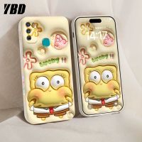 เคสโทรศัพท์ YBD สำหรับ Infinix Hot 9 Play X680 X680B X680C ลายตัวการ์ตูนน่ารักฝาปิดเคสซิลิโคนของเหลวที่มีรูปแบบด้านข้างและฟรีสายคล้อง