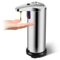 1 PCS Touchless Soap Dispenser Infrared Motion Sensor Smart Hand Soap Dispenser for Kitchen Bathroom