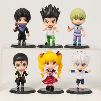 Hunter X Huner Killua Gon Freecss Chrollo Feitan Shalnark บิสกิตชุดของเล่นโมเดลฟิกเกอร์อนิเมะน่ารัก