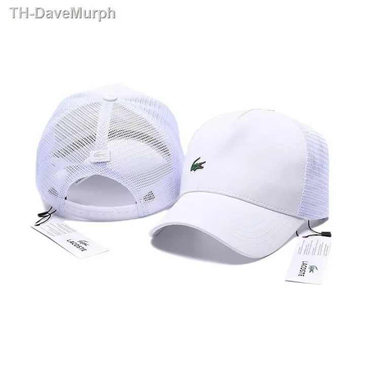 หมวก Hot คุณภาพสูง LACOSTE CAP Snapbacks สไตล์เกาหลี คอตตอนนิ่ม ผู้หญิง ...