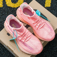 【Original Label】A Didas 100% YEEZY100% Fluorescent Powder All Sky Star Summer Fashion Shoes Sports Shoes Breathable Casual Running Shoes