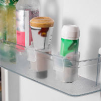 【cw】2pcs Refrigerator Side Door Storage Rack Seasoning Bottle Upside Down Finishing Kitchen Salad Tomato Sauce Storage Rack