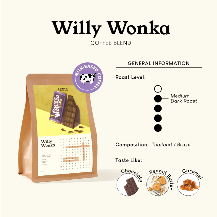 surya-coffee-explorers-เมล็ดกาแฟคั่วกลางเข้ม-willy-wonka