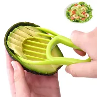 Multifunctional Avocado Slicer Corer Kiwi Avocado Pulp Separator Peeler Plastic Knife Home Kitchen Vegetable and Fruit Tools