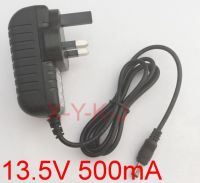 AC 100V-240V Adapter DC 13.5V 500mA Switching power supply 0.5A UK plug DC 5.5mm US EU UK selectable plugs