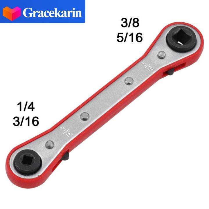 Gracekarin Metal Ratchet Wrench With Square Head For Cooler