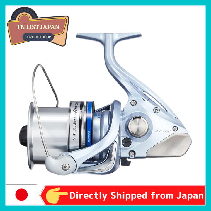 SHIMANO Rol Gulung Activesurf Benang Tebal Reel Pancing Top Jepang Luar ...