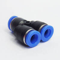 "Y" Pneumatic Connector Tee Union Push In Fitting Air ท่อ Od 4 6 8 10 12มม.Py4 Py6 Py8 Py10 Py12 Py16