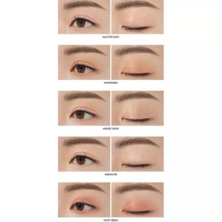 3ce-eye-glint-อายแชโดว์-0-9g-soft-dress-glitter-shot-inside-show-honey-dew-moon-pie