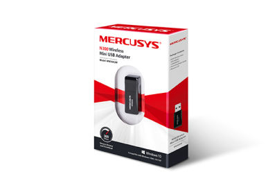 WIRELESS USB ADAPTER (ยูเอสบีไวไฟ) MERCUSYS MW300UM - N300 WIRELESS MINI USB ADAPTER