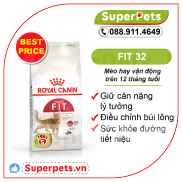 Hạt Royal Canin Fit 32 Cho Mèo Trưởng Thành Vận Động Thường Xuyên